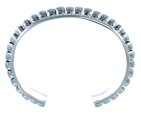 American Indian Authentic Sterling Silver Cuff Bracelet SX105093